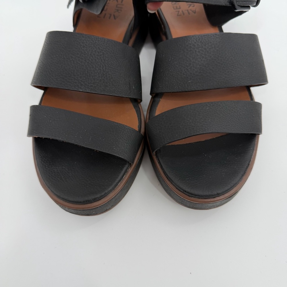 Naturalizer Brooke Black Platform Sandals - Picture 6 of 9